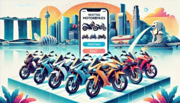 Motorbike Rental app in Singapore using ios android mobile application