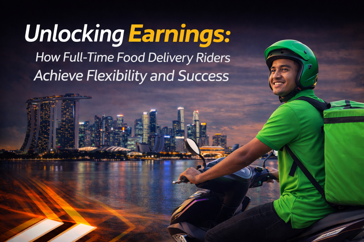 Unlocking Earnings: How Full-Time Food Delivery Riders Achieve Flexibility and Success