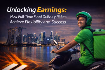 Unlocking Earnings: How Full-Time Food Delivery Riders Achieve Flexibility and Success