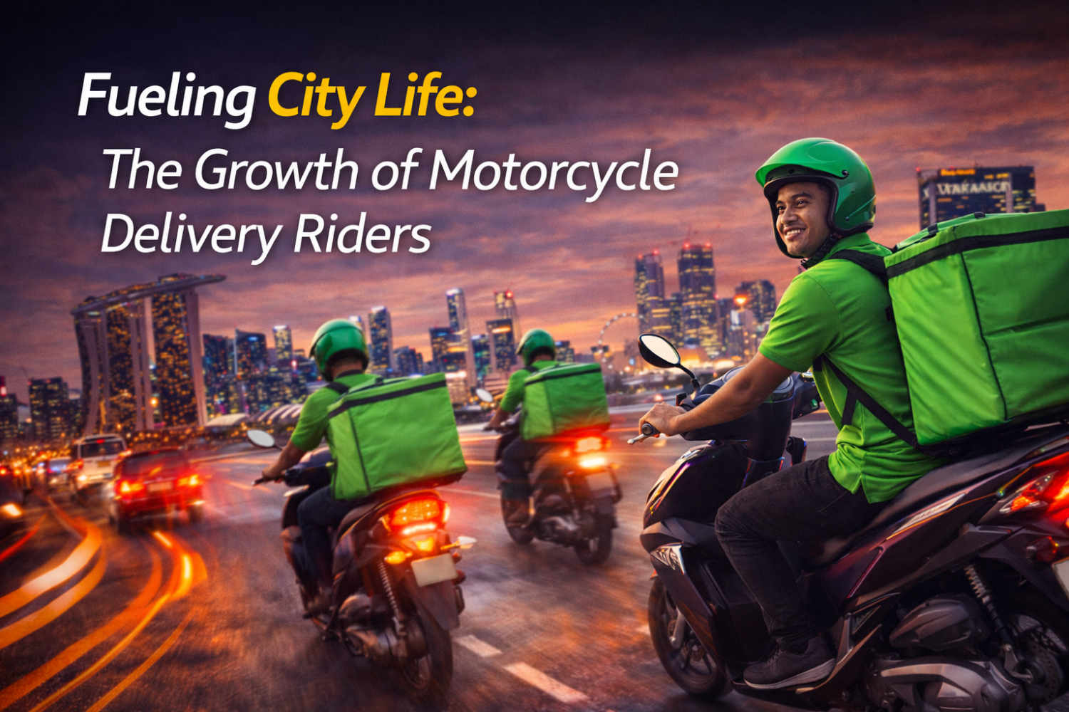 Revving Up Urban Mobility: The Rise of Motorcycle Delivery Riders